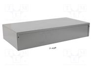 Enclosure: multipurpose; X: 203mm; Y: 406mm; Z: 76mm; 1412; steel HAMMOND