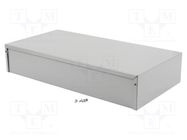 Enclosure: multipurpose; X: 203mm; Y: 406mm; Z: 76mm; 1411; aluminium HAMMOND