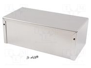 Enclosure: multipurpose; X: 102mm; Y: 203mm; Z: 76mm; 1411; aluminium HAMMOND