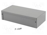 Enclosure: multipurpose; X: 102mm; Y: 203mm; Z: 51mm; 1411; aluminium HAMMOND