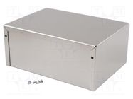 Enclosure: multipurpose; X: 127mm; Y: 178mm; Z: 76mm; 1411; aluminium HAMMOND