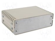 Enclosure: with panel; vented; 1402; X: 180mm; Y: 124mm; Z: 61mm HAMMOND