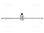 Knob; tool steel; 125mm; Kind of handle: T; 1/4" BAHCO
