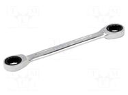 Wrench; box,with ratchet; 12mm,13mm; tool steel BAHCO