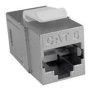 KEYSTONE ADAPTOR, 8POS, CAT6, RJ45 JACK