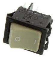 ROCKER SWITCH, DPST, 20A, 125VAC, PANEL