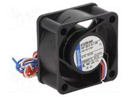 Fan: DC; axial; 12VDC; 40x40x20mm; 12.5m3/h; slide; 7000rpm EBM-PAPST
