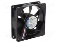 Fan: DC; axial; 24VDC; 80x80x25.4mm; 30m3/h; 1500rpm; 9292506128 EBM-PAPST