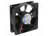 Fan: DC; axial; 24VDC; 80x80x25mm; 78.8m3/h; 32dBA; slide; Len: 310mm EBM-PAPST