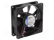 Fan: DC; axial; 24VDC; 80x80x25.4mm; 78.8m3/h; 32dBA; slide; 3600rpm EBM-PAPST