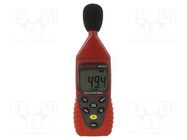Meter: sound level; LCD; 4-digit; Sound level: 30÷130dB; 5÷40°C BEHA-AMPROBE