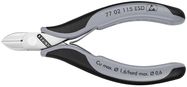 KNIPEX 77 02 115 ESD Electronics Diagonal Cutters ESD with box joint with multi-component handles 117 mm