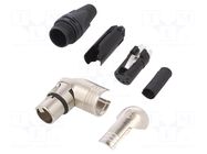 Connector: XLR; plug; female; RX; 7.5A; PIN: 5; angled 90°; swivel NEUTRIK