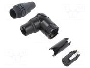 Connector: XLR; plug; female; RX; 7.5A; PIN: 6; angled 90°; swivel NEUTRIK