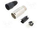 Plug; XLR; male; PIN: 6; straight; for cable; zinc die-cast; 3.5÷8mm NEUTRIK