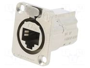 Socket; female; etherCON; Type: shielded; PIN: 8; straight; Cat: 6 NEUTRIK