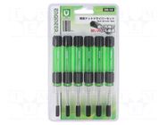 Kit: screwdrivers; 6-angles socket; Equipment: stand; 6pcs. ENGINEER