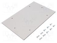 Mounting plate; hard paper; W: 150mm; L: 220mm; Thk: 2.5mm 