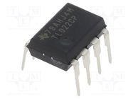 IC: operational amplifier; 500kHz; Ch: 2; DIP8; ±5÷15VDC,10÷30VDC TEXAS INSTRUMENTS