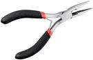 Needle-Nose Pliers with Half-Round Tip, 125 mm - ideal for electronics and precision mechanics