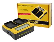 PATONA Synchron USB Charger f. Olympus OM-1 BLX-1 with LCD, PATONA