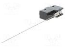 Microswitch SNAP ACTION; 15A/250VAC; 0.3A/220VDC; with lever SPAMEL
