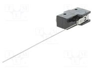 Microswitch SNAP ACTION; 15A/250VAC; 0.3A/220VDC; with lever SPAMEL