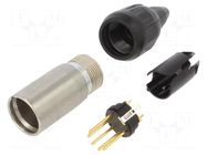 Connector: XLR; plug; male; PIN: 5; straight; for cable; soldering NEUTRIK