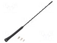 Antenna mast; 0.4m; M5,M6,M7; universal 4CARMEDIA