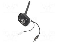 Antenna; car top; 0.16m; AM,FM; universal; 0.135m; 75Ω 4CARMEDIA