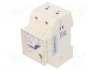Ammeter; for DIN rail mounting; I AC: 0÷1.5A; True RMS; Class: 1.5 LUMEL