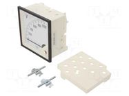 Voltmeter; on panel; VDC: 0÷1kV; Class: 1.5; Umax: 600V; Length: 95mm LUMEL