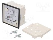 Ammeter; on panel; I AC: 0÷40A; Features: working position 90° LUMEL
