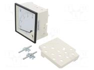 Voltmeter; on panel; VDC: 0÷4V; Class: 1.5; Umax: 600V; Length: 95mm LUMEL