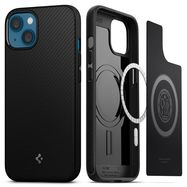 Spigen Mag Armor Case with MagSafe for iPhone 13 - Matte Black, Spigen