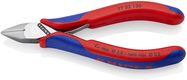 KNIPEX 77 32 130 Electronics Diagonal Cutter with box joint with multi-component handles 130 mm