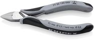KNIPEX 77 32 130 ESD Electronics Diagonal Cutters ESD with box joint with multi-component handles 130 mm