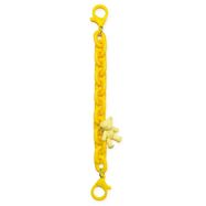 Color Chain (rope) colorful chain phone holder pendant for backpack wallet yellow, Hurtel