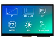 Display: TFT; 7"; 800x480; Illumin: LED; Dim: 164.8x99.8x11.9mm Riverdi