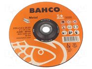 Cutting wheel; Ø: 230mm; Øhole: 22.23mm; Disc thick: 3.2mm; steel BAHCO