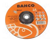 Cutting wheel; Ø: 230mm; Disc thick: 3.2mm; steel; 22.23mm BAHCO