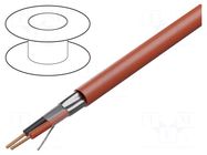 Wire: loudspeaker cable; 2x1mm2; Insulation: LSZH; Colour: red TASKER