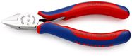 KNIPEX 77 42 130 Electronics Diagonal Cutter with box joint with multi-component grips 130 mm