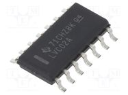 IC: digital; NOR; Ch: 4; IN: 2; SMD; SO14; 1.65÷3.6VDC; -40÷125°C TEXAS INSTRUMENTS