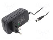 Power supply: switching; mains,plug-in; 12VDC; 2A; 24W; 81.94% POS