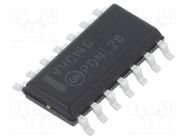 IC: digital; NOT; Ch: 6; IN: 1; CMOS; SMD; SO14; 2÷5.5VDC; -55÷125°C 