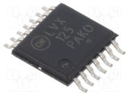 IC: digital; buffer,non-inverting; Ch: 4; CMOS; SMD; TSSOP14; LVX ONSEMI