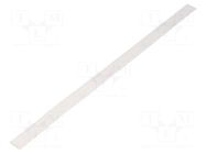 Tape: heat transfer; W: 12mm; L: 240mm; Thk: 0.5mm; 3W/mK; white; UL94 3M