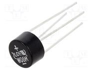 Bridge rectifier: single-phase; Urmax: 600V; If: 1.5A; Ifsm: 50A LUGUANG ELECTRONIC