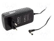 Power supply: switching; mains,plug-in; 12VDC; 3A; 36W; 87%; angled CELLEVIA POWER